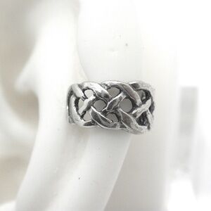 Weave Bohemian Solid 925 Sterling Silver Ear Cuff Bali Earring